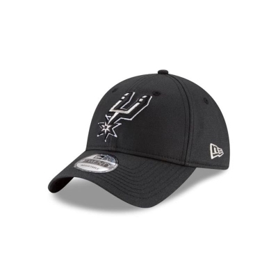 San Antonio Spurs Gorra | New Era NBA Waxed Canvas 9twenty Adjustable Cap Mexico - Negros